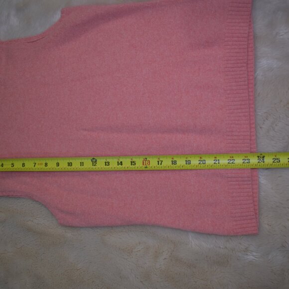 Ann Taylor LOFT High Neck Sleeveless Turtle Neck Wool Blend Sweater Size Large - Picture 9 of 12